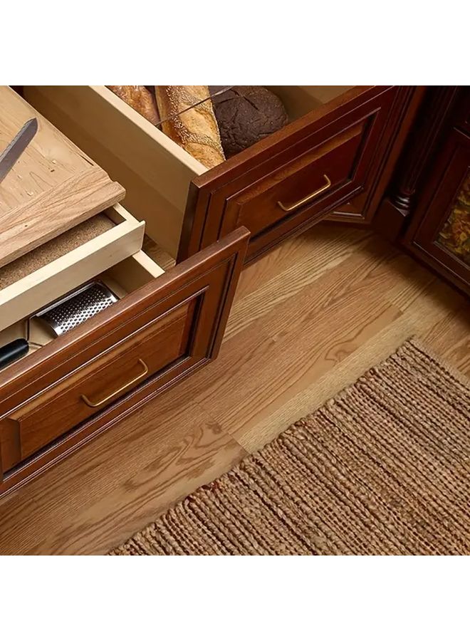 Rose Golden Cabinet Handles And Drawer Pulls 12 8cm Hole Spacing Modern Heavy Duty Alloy Hardware - Image 5
